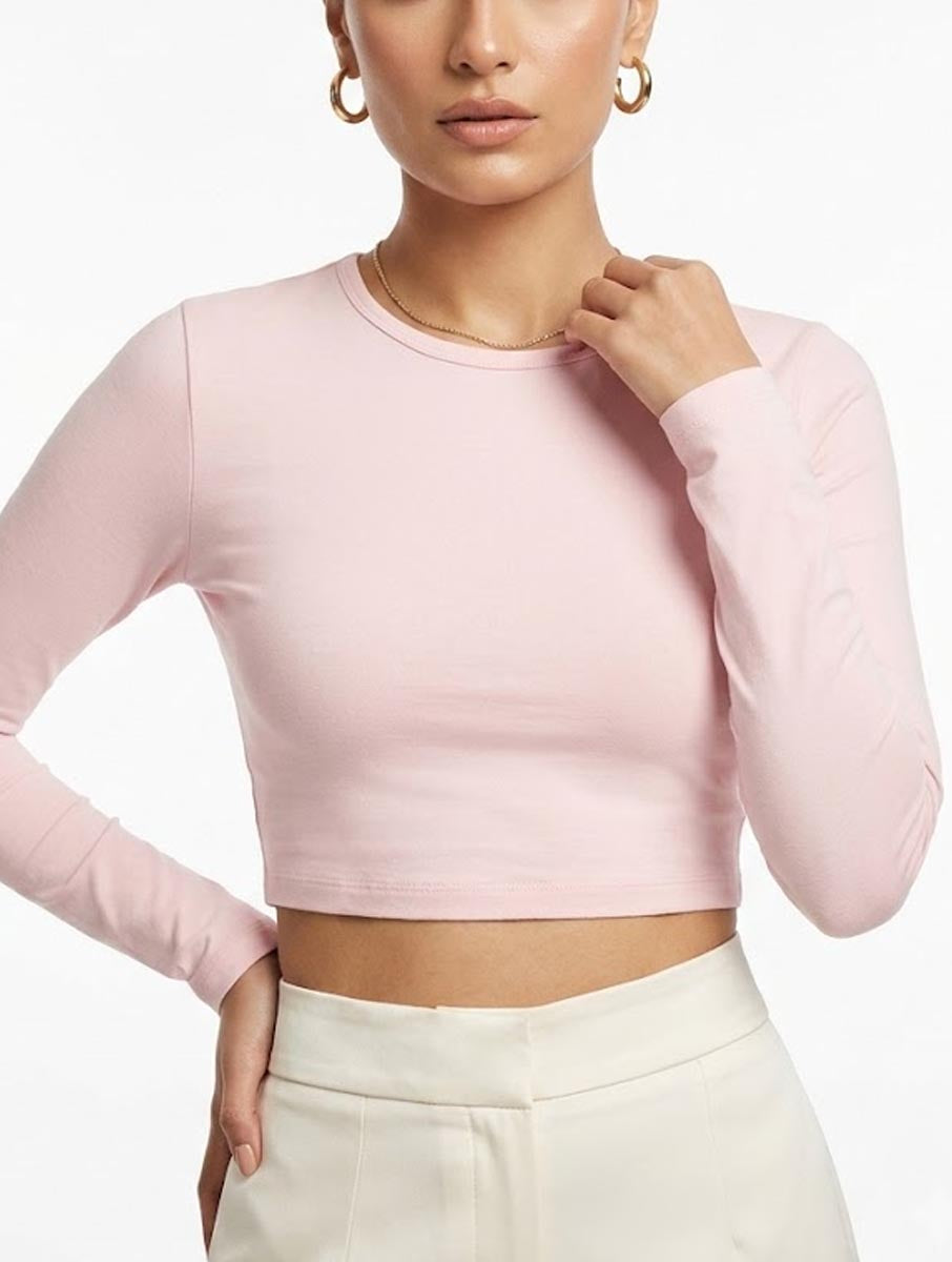 Crop top jersey crop top No-2013 Velnoor Store