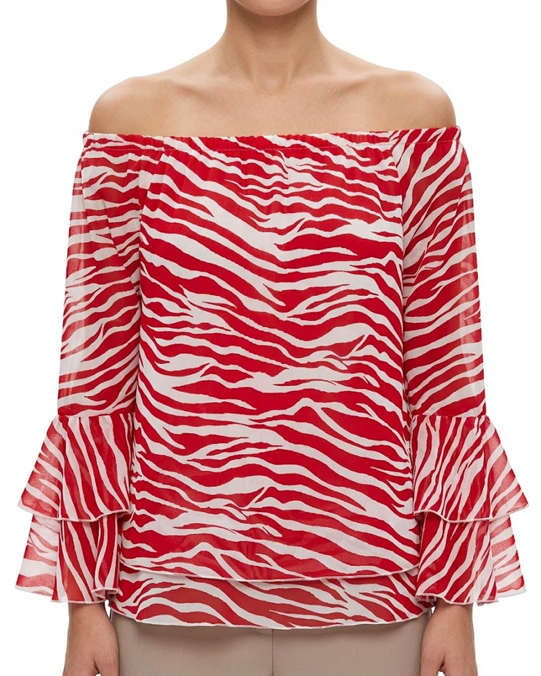 Imported Full sleeve top chiffon full sleeve top No-5005 Velnoor Store