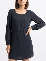 Imported Western mini dress chiffon mini dress No-2891 Velnoor Store
