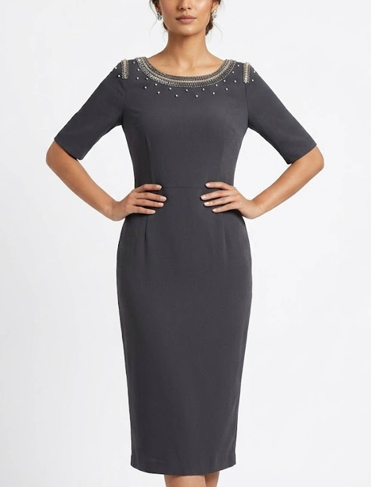 Imported Western mini dress jersey mini dress No-1372 Velnoor Store