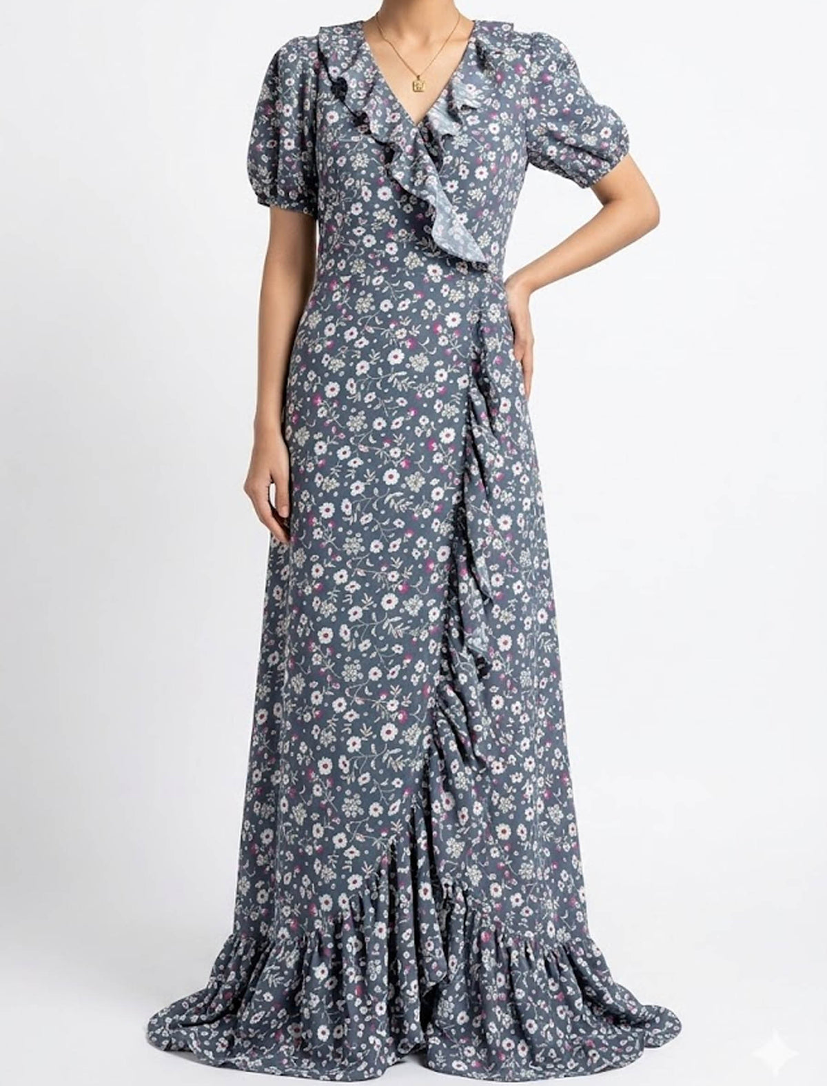 Imported Long dress chiffon long dress No-1238 Velnoor Store