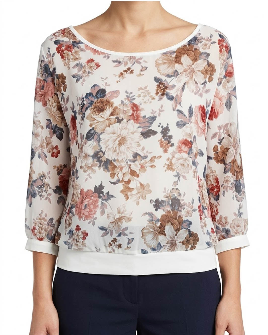 Imported Full sleeve top linen full sleeve top No-5149 Velnoor Store