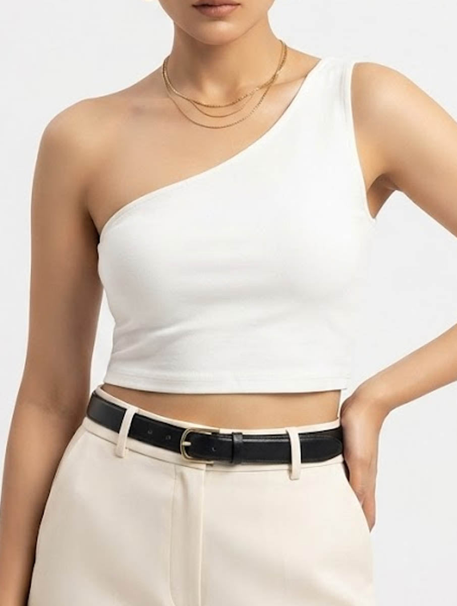 Imported Crop top cotton jersey crop top No-3553 Velnoor Store