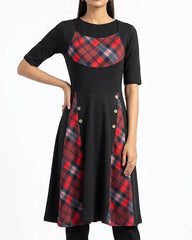 Imported Western long dress silk jersey long dress No-2790 Velnoor Store