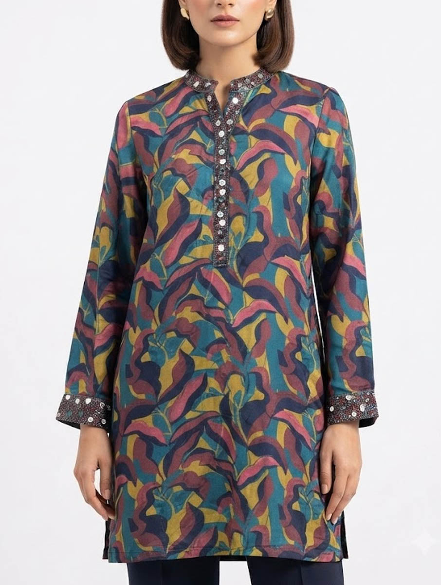 Imported Western long dress silk jersey long dress No-2879 Velnoor Store