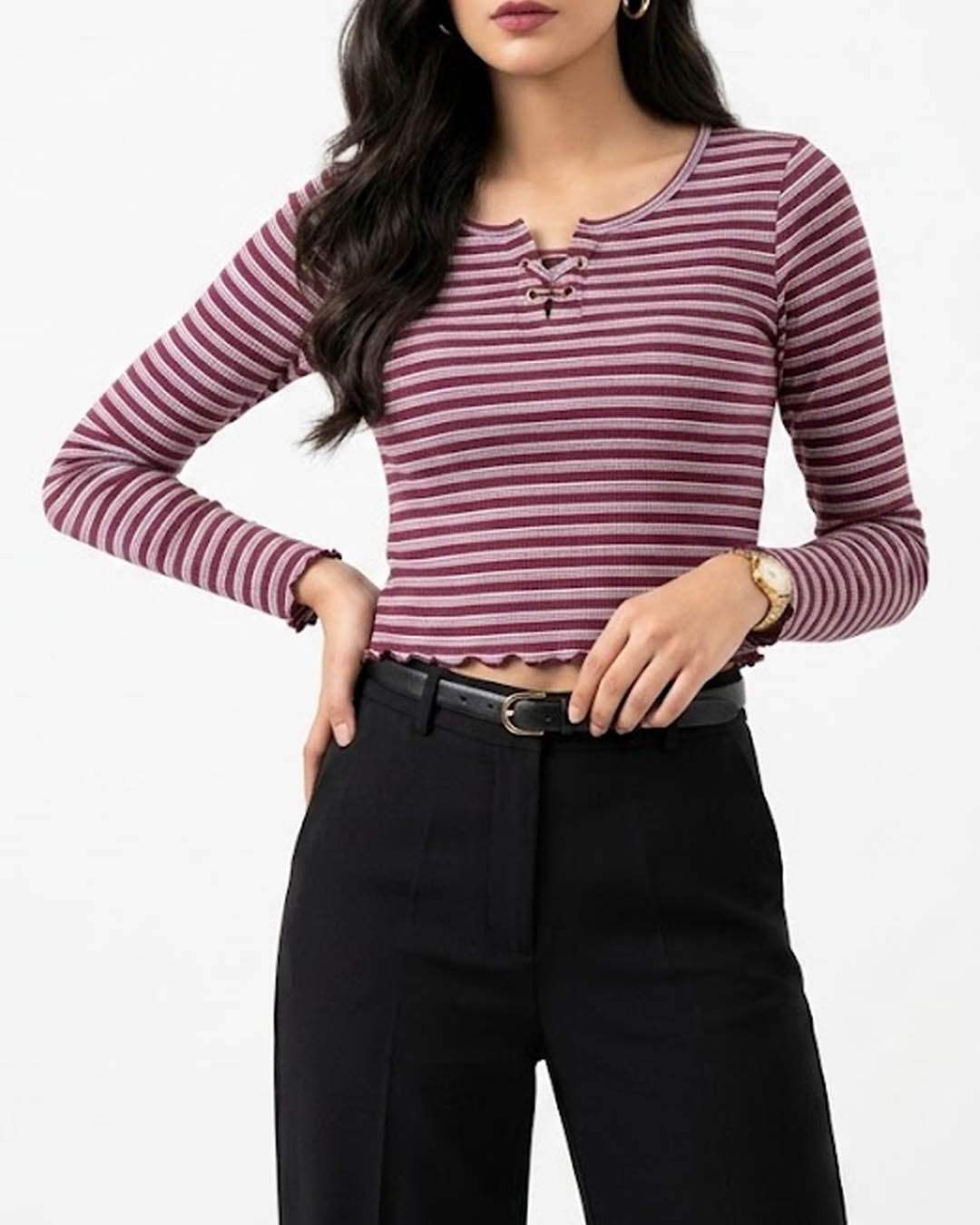 Imported Crop top jersey crop top No-3870 Velnoor Store