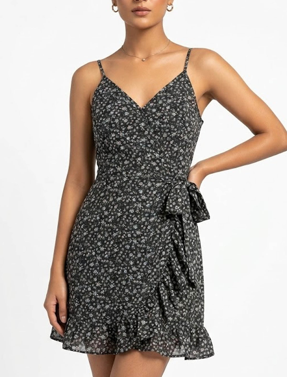 Imported Mini dress chiffon mini dress No-1239 Velnoor Store