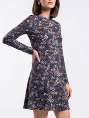 Imported Western mini dress jersey mini dress No-2871 Velnoor Store