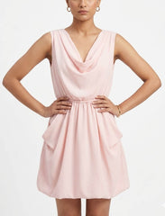 Imported Western mini dress chiffon mini dress No-861 Velnoor Store