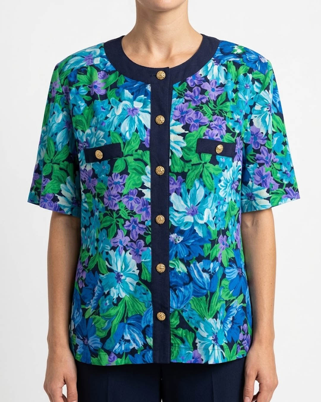 Imported Half sleeve top chiffon half sleeve top No-5631 Velnoor Store