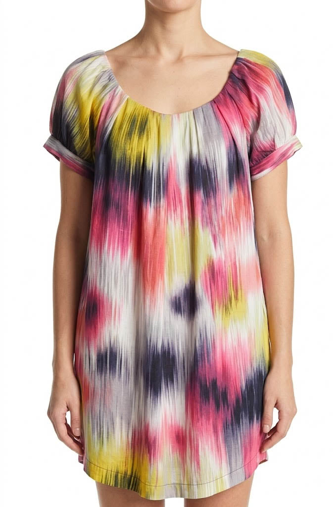 Imported Western mini dress silk jersey mini dress No-4813 Velnoor Store