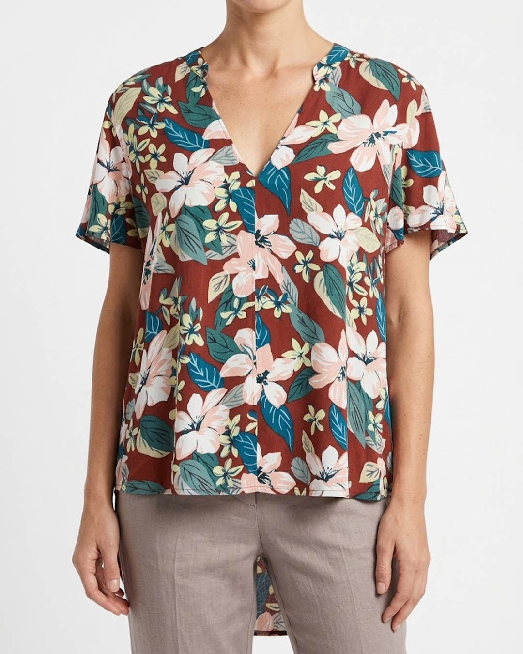 Imported Half sleeve top cotton half sleeve top No-5364 Velnoor Store