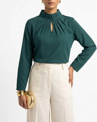 Imported Full sleeve top chiffon full sleeve top No-4040 Velnoor Store