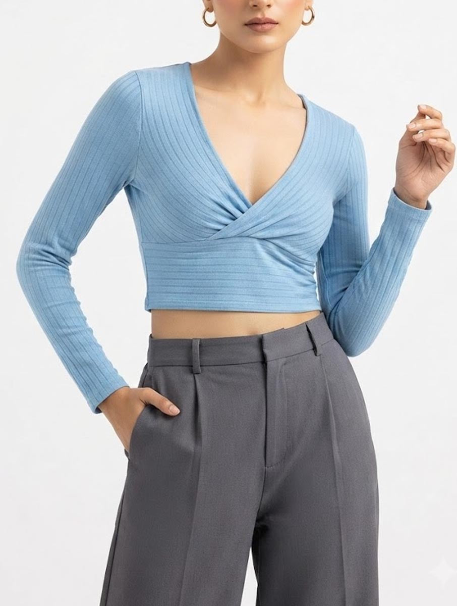 Crop top cotton crop top No-1893 Velnoor Store