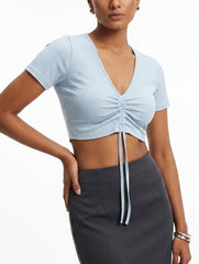 Crop top jersey crop top No-2085 Velnoor Store