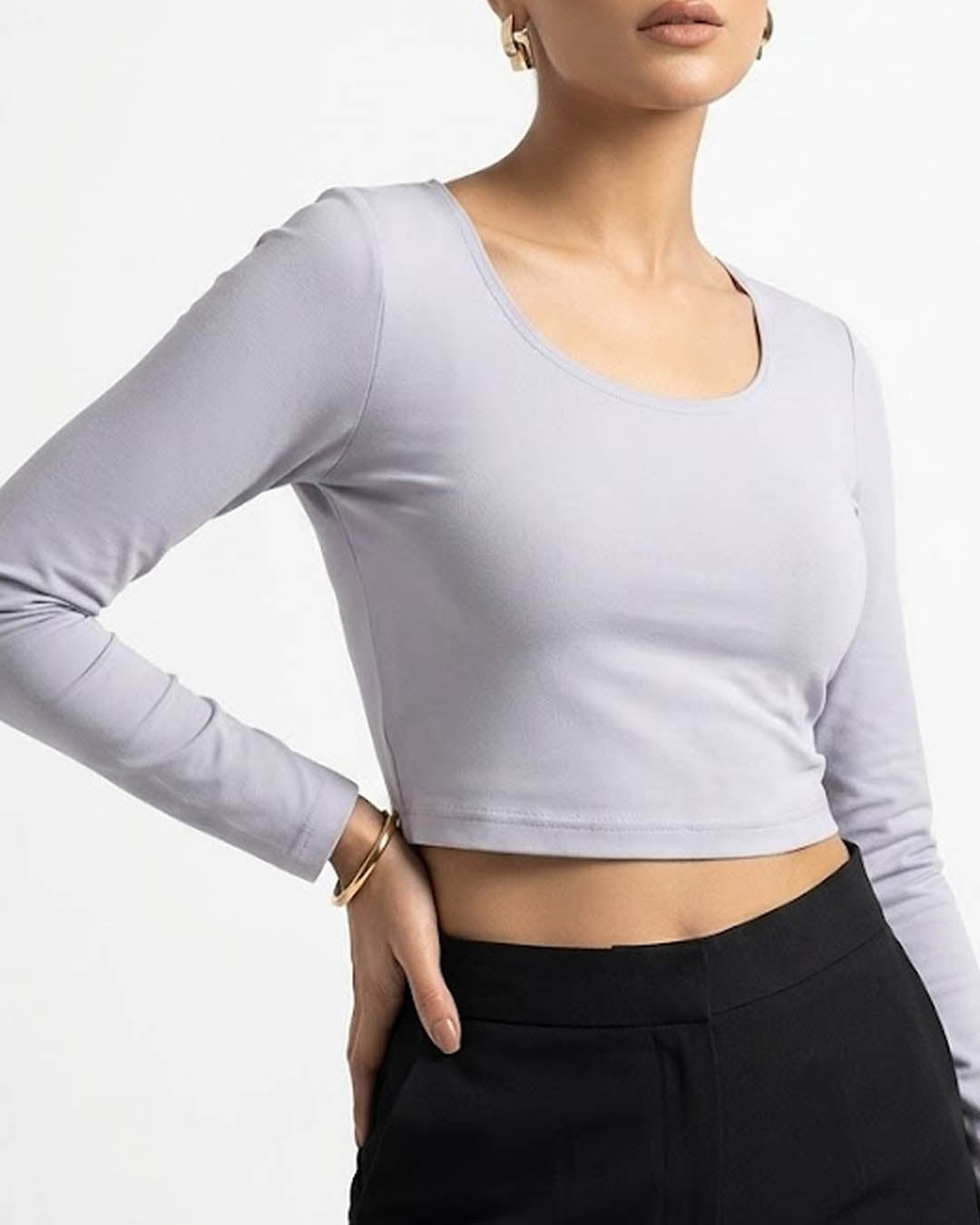 Imported Crop top jersey crop top No-3907 Velnoor Store