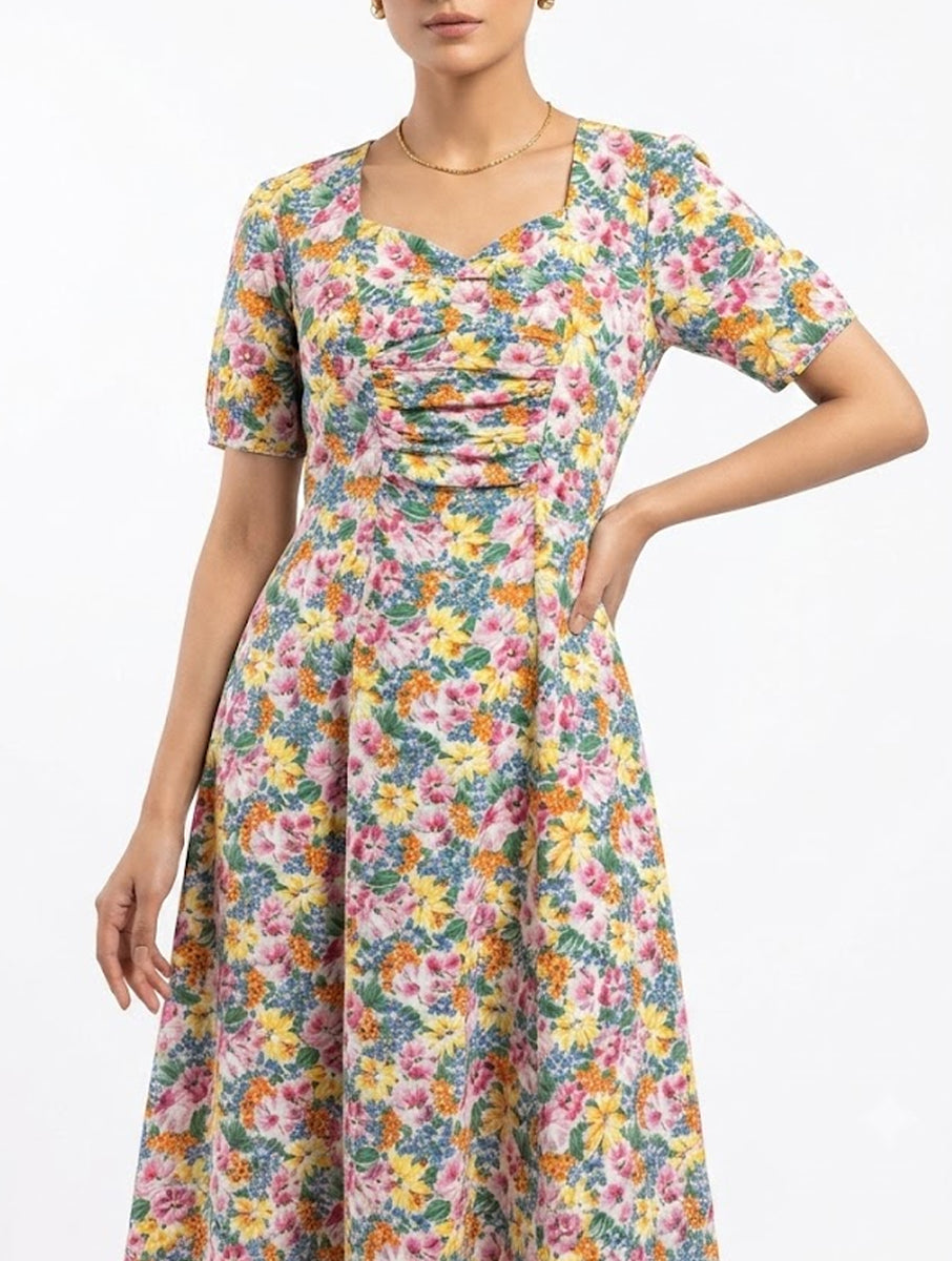 Imported Western Dress Chiffon long Dress No-710 Velnoor Store