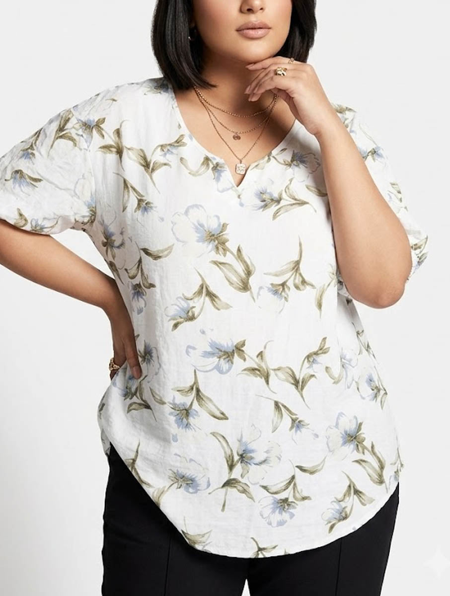 Imported Half sleeve top cotton half sleeve top No-3473 Velnoor Store