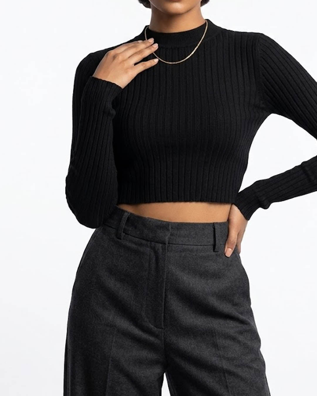 Imported Crop top jersey crop top No-3775 Velnoor Store