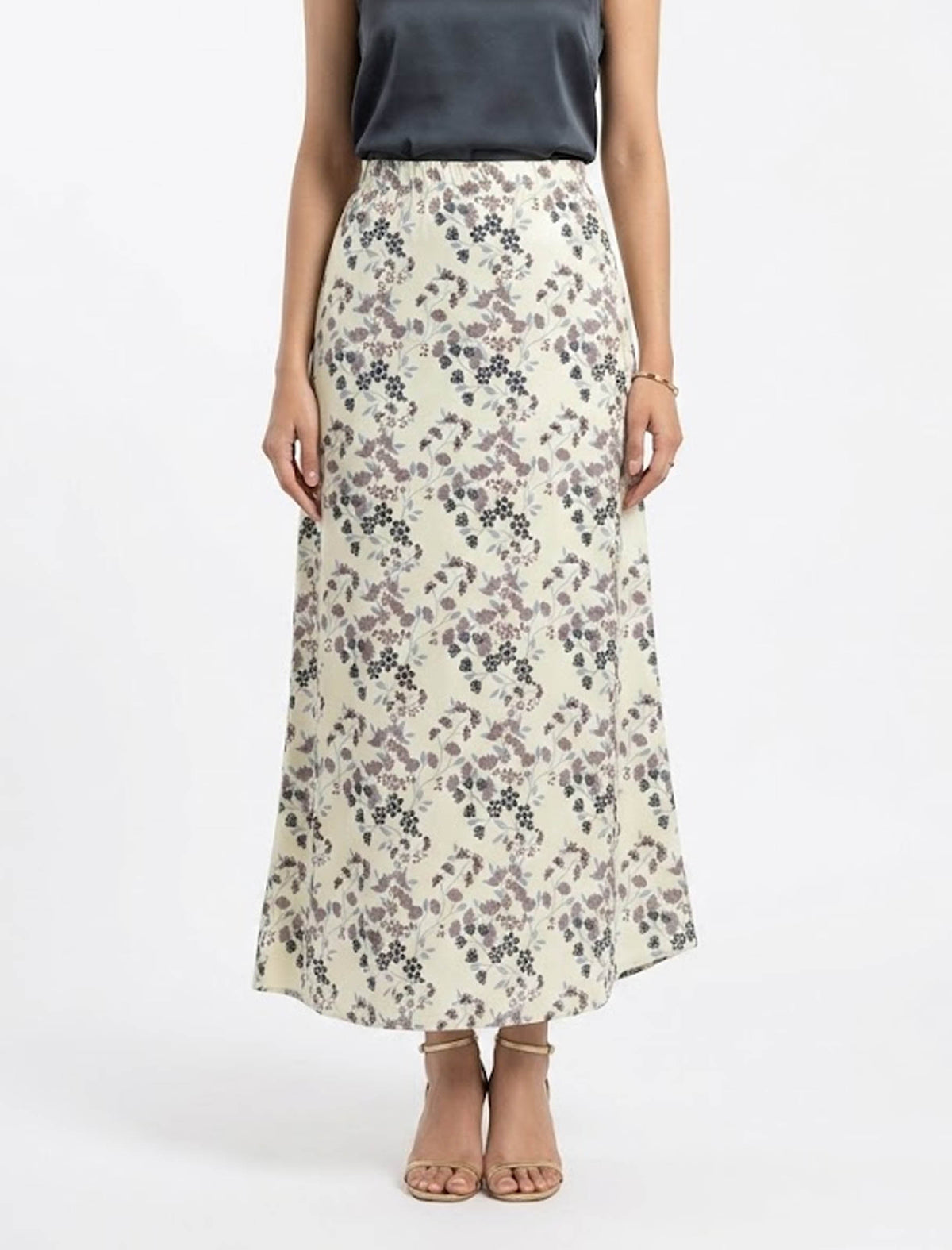 Imported skirt silk jersey skirt No-1084 Velnoor Store