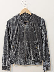 1078 Branded Women Velvet Jacket – Trendy & Comfortable Winter Style