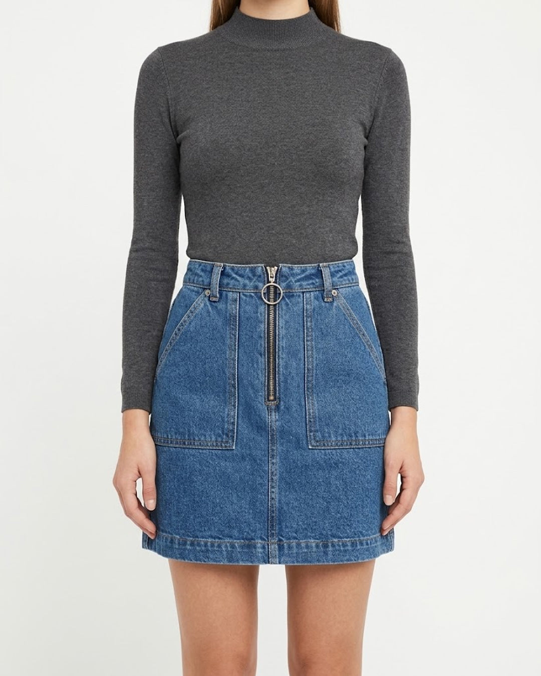 Imported Skirt denim skirt No-5831 Velnoor Store