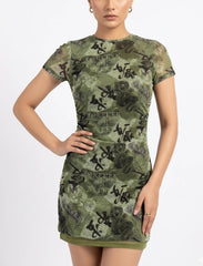Imported Mini dress chiffon mini dress No-1242 Velnoor Store