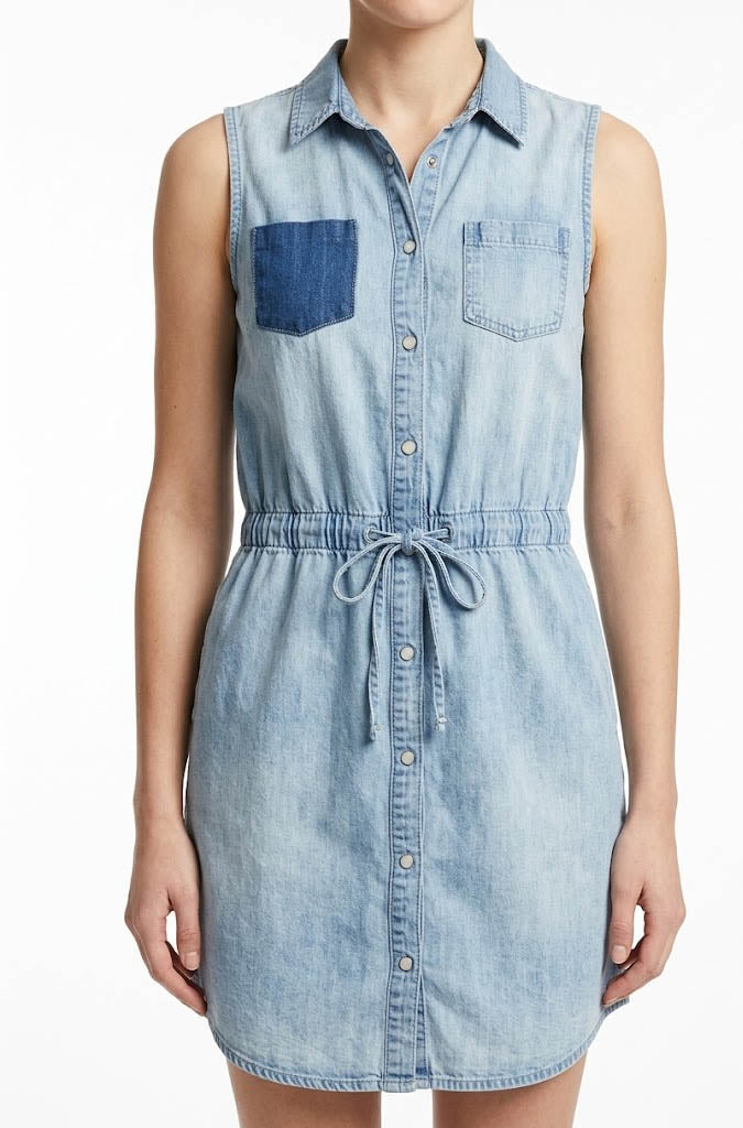 Imported Western mini dress denim mini dress No-4760 Velnoor Store