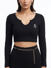 Imported Crop top jersey crop top No-3868 Velnoor Store