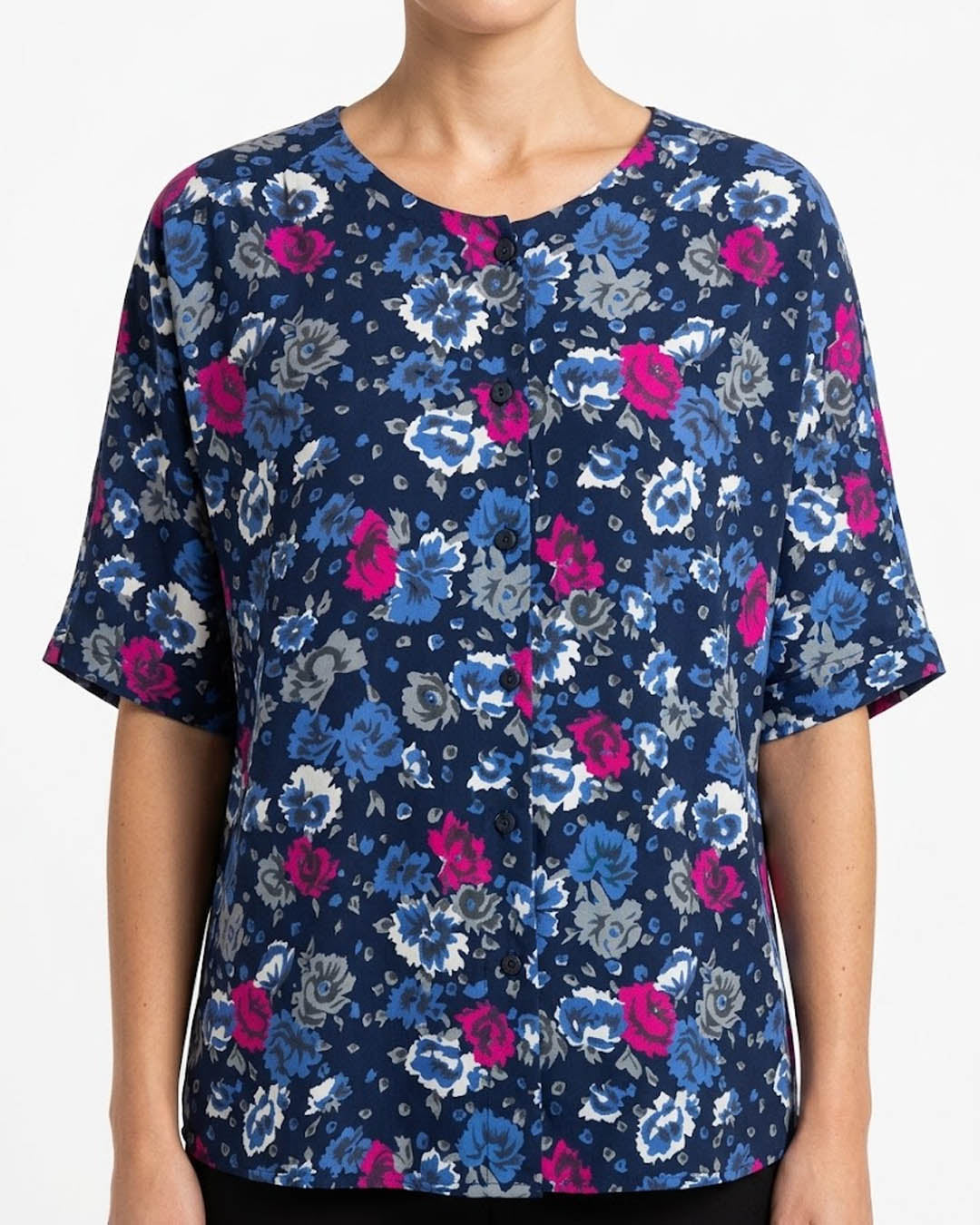 Imported Half sleeve top chiffon half sleeve top No-5352 Velnoor Store