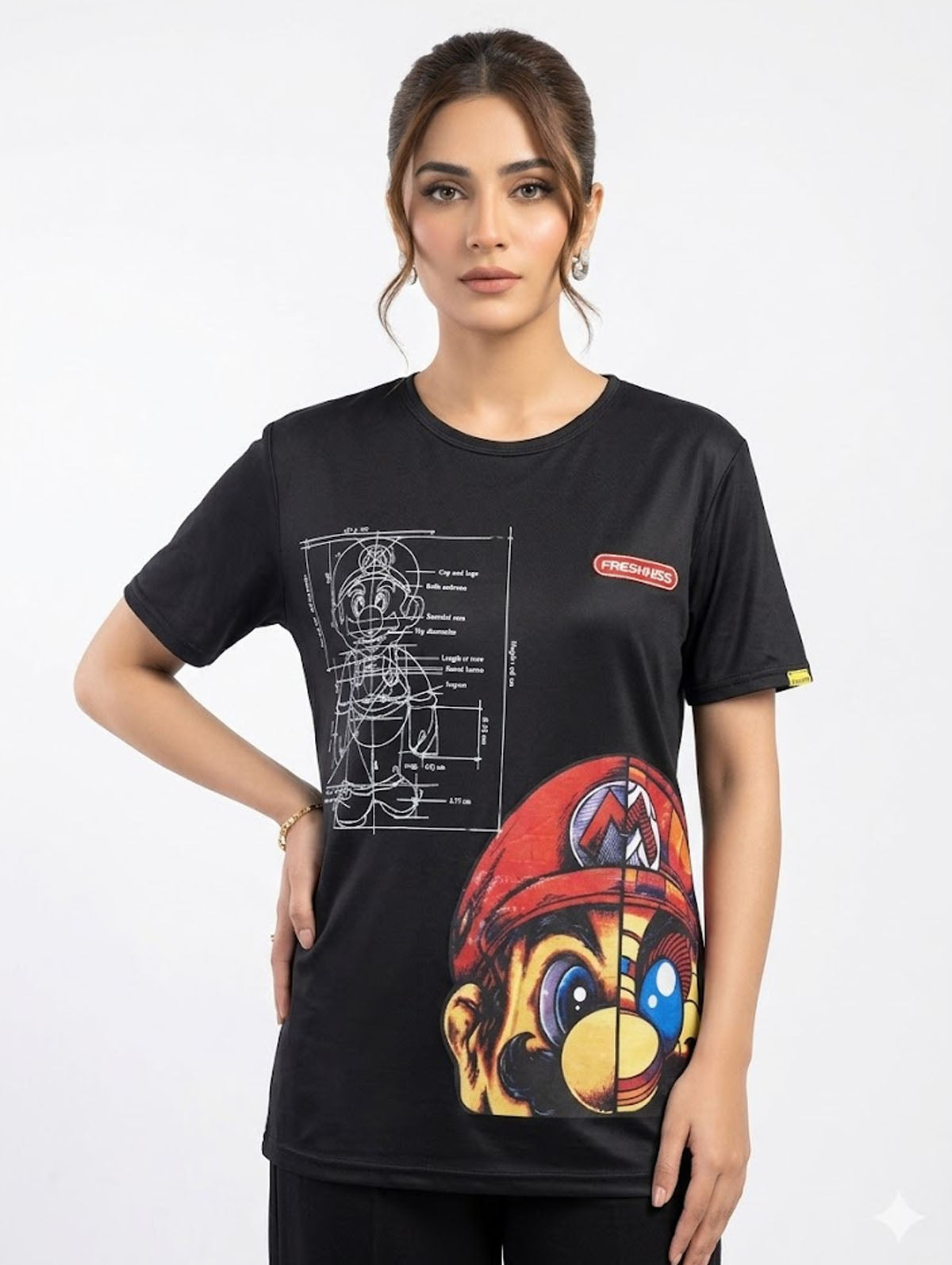 Imported women t shirt dir-fit Tshirt No-557 Velnoor Store