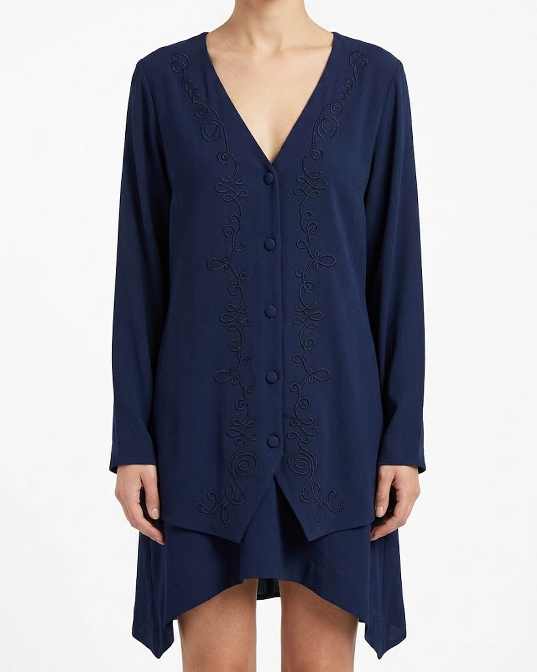 Imported Western mini dress chiffon mini dress No-5538 Velnoor Store