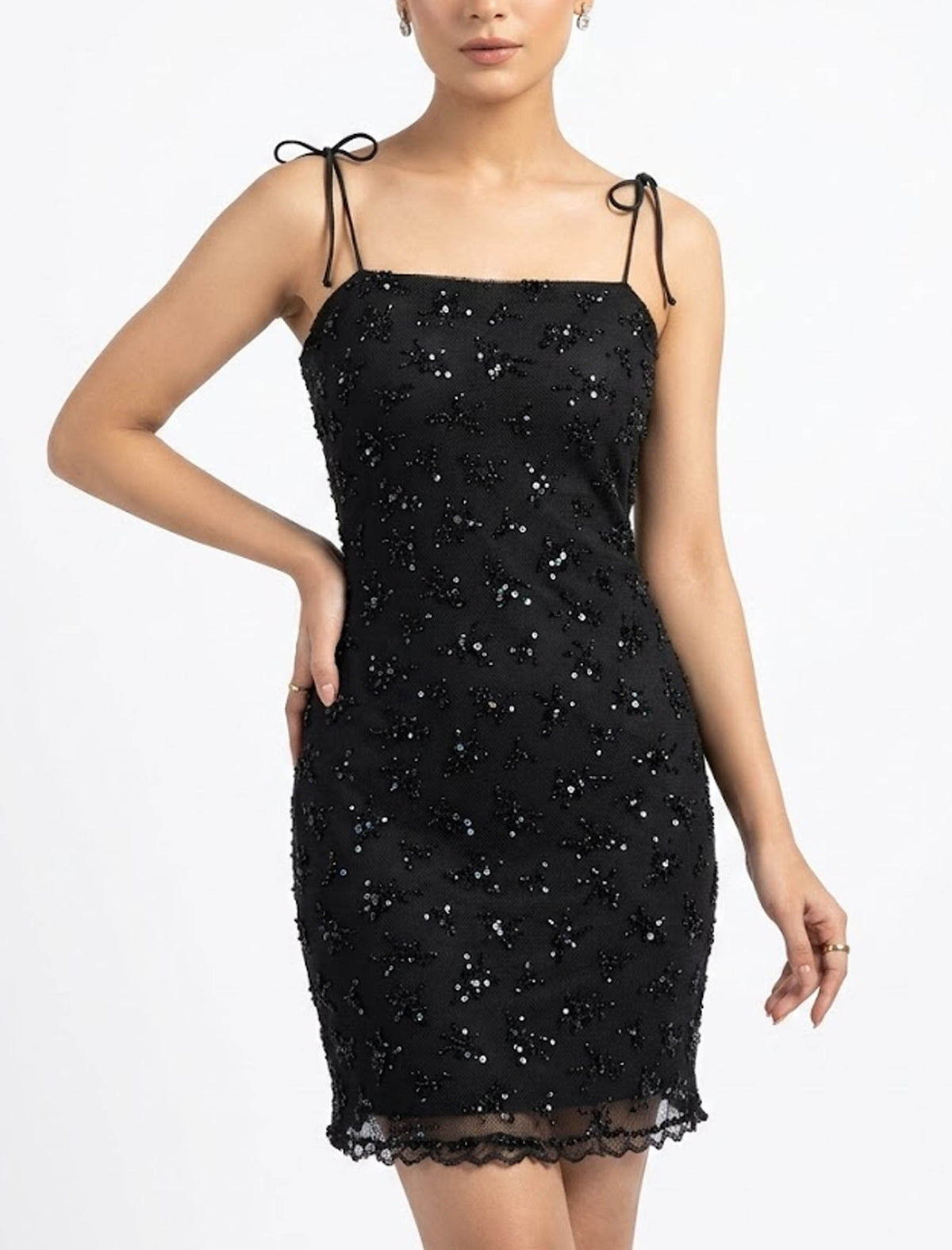 Imported Western mini dress silkjersey mini dress No-844 Velnoor Store