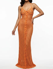 Imported Western long dress net long dress No-790 Velnoor Store