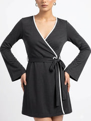 Imported Western mini dress jersey mini dress No-2877 Velnoor Store