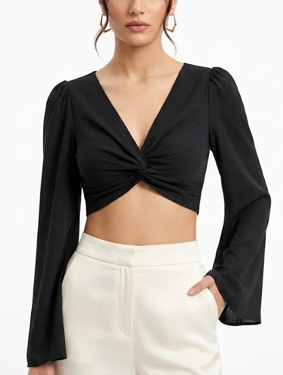 Crop top jersey crop top No-2077 Velnoor Store
