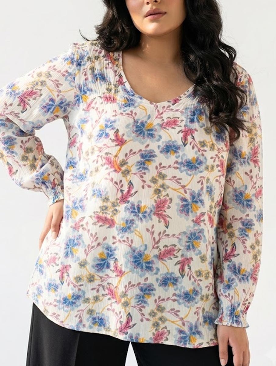 Full sleeve top linen full sleeve top No-1813 Velnoor Store
