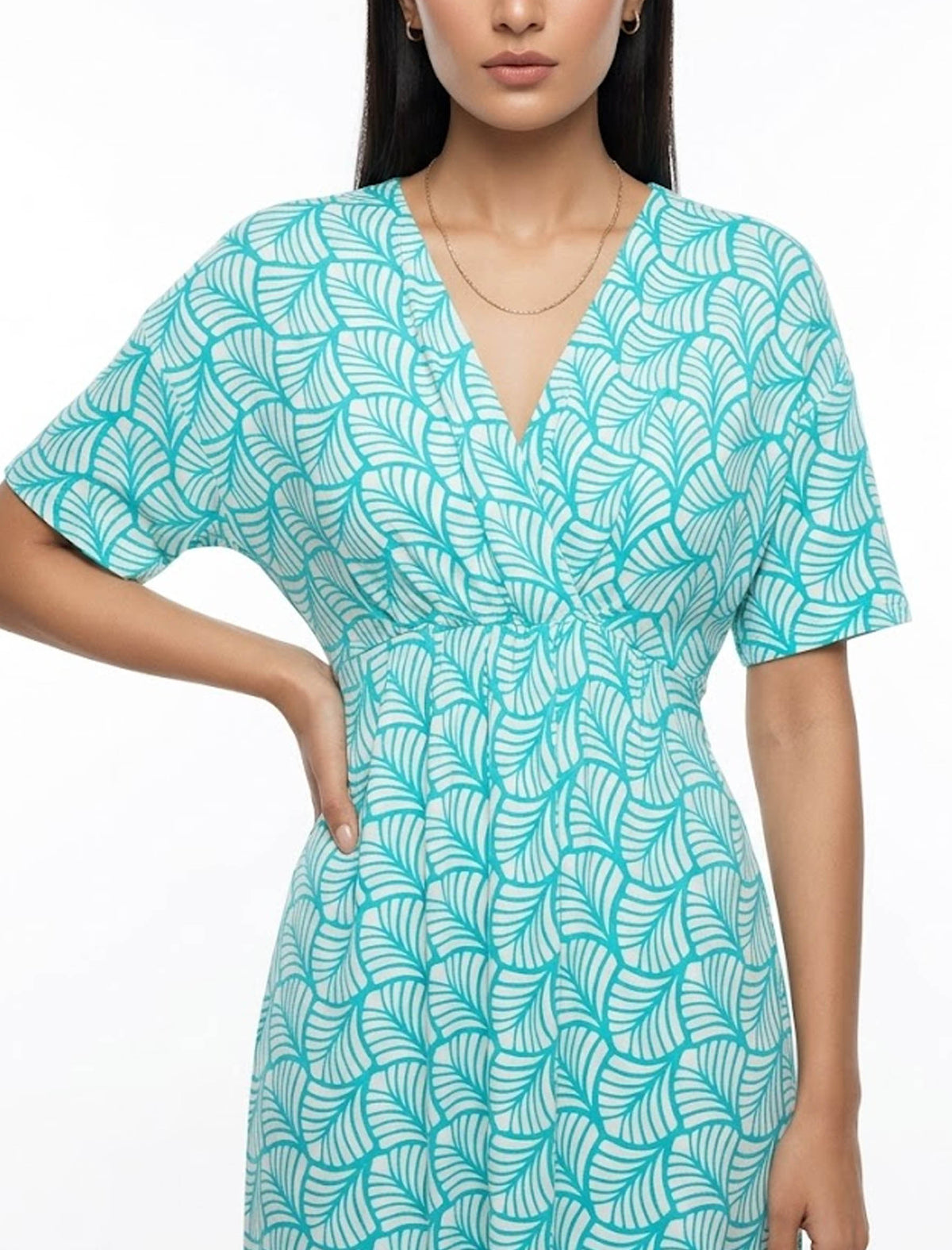 Imported Western mini dress jersey mini dress No-1003 Velnoor Store