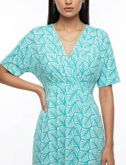 Imported Western mini dress jersey mini dress No-1003 Velnoor Store