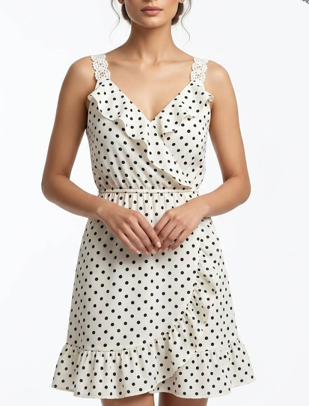 Imported Western mini dress chiffon mini dress No-853 Velnoor Store
