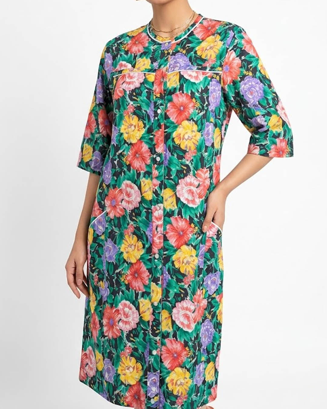 Imported Western long dress chiffon long dress No-4743 Velnoor Store