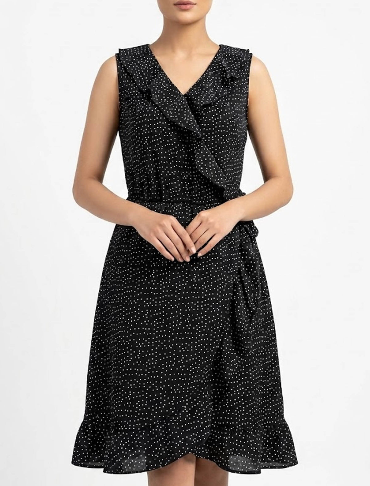 Imported Western mini dress chiffon mini dress No-815 Velnoor Store