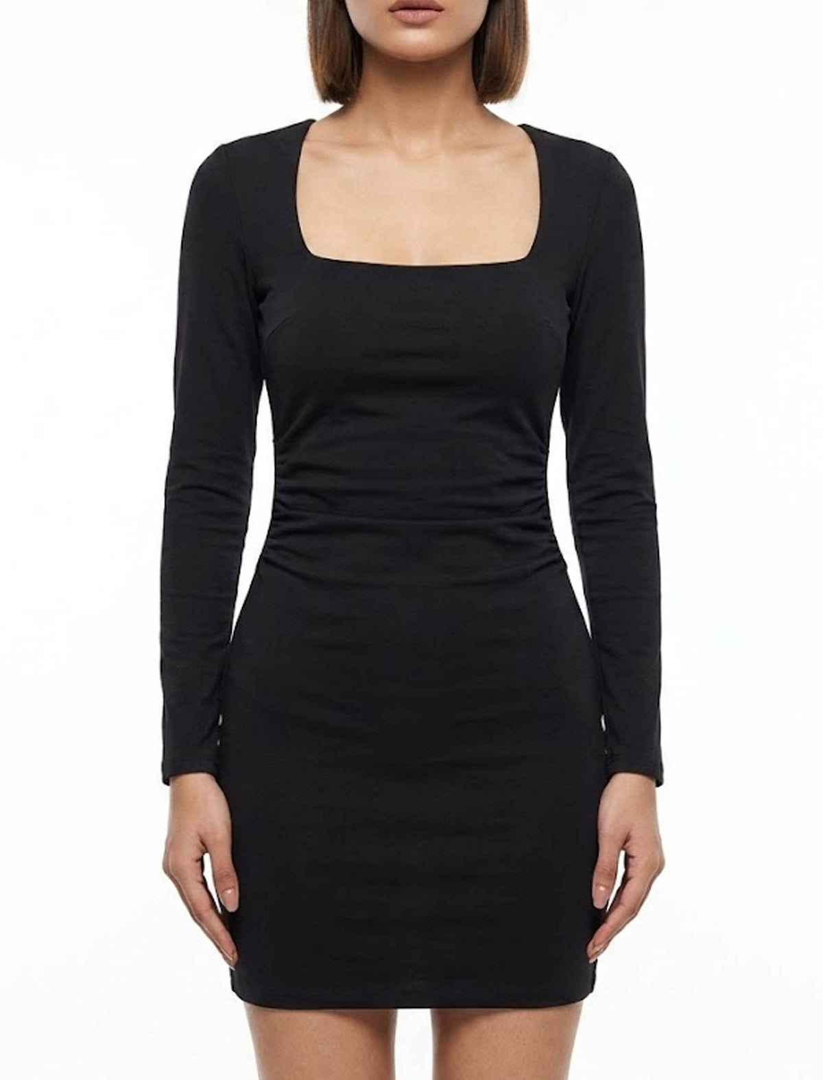 Imported Western mini dress jersey mini dress No-920 Velnoor Store