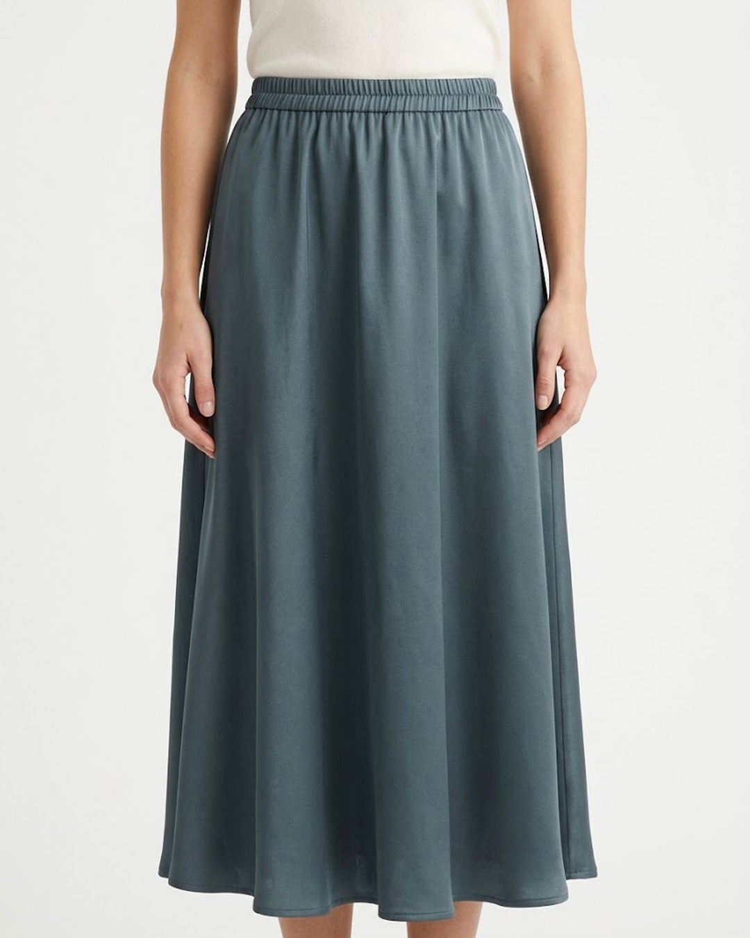 Imported Skirt silk skirt No-5821 Velnoor Store