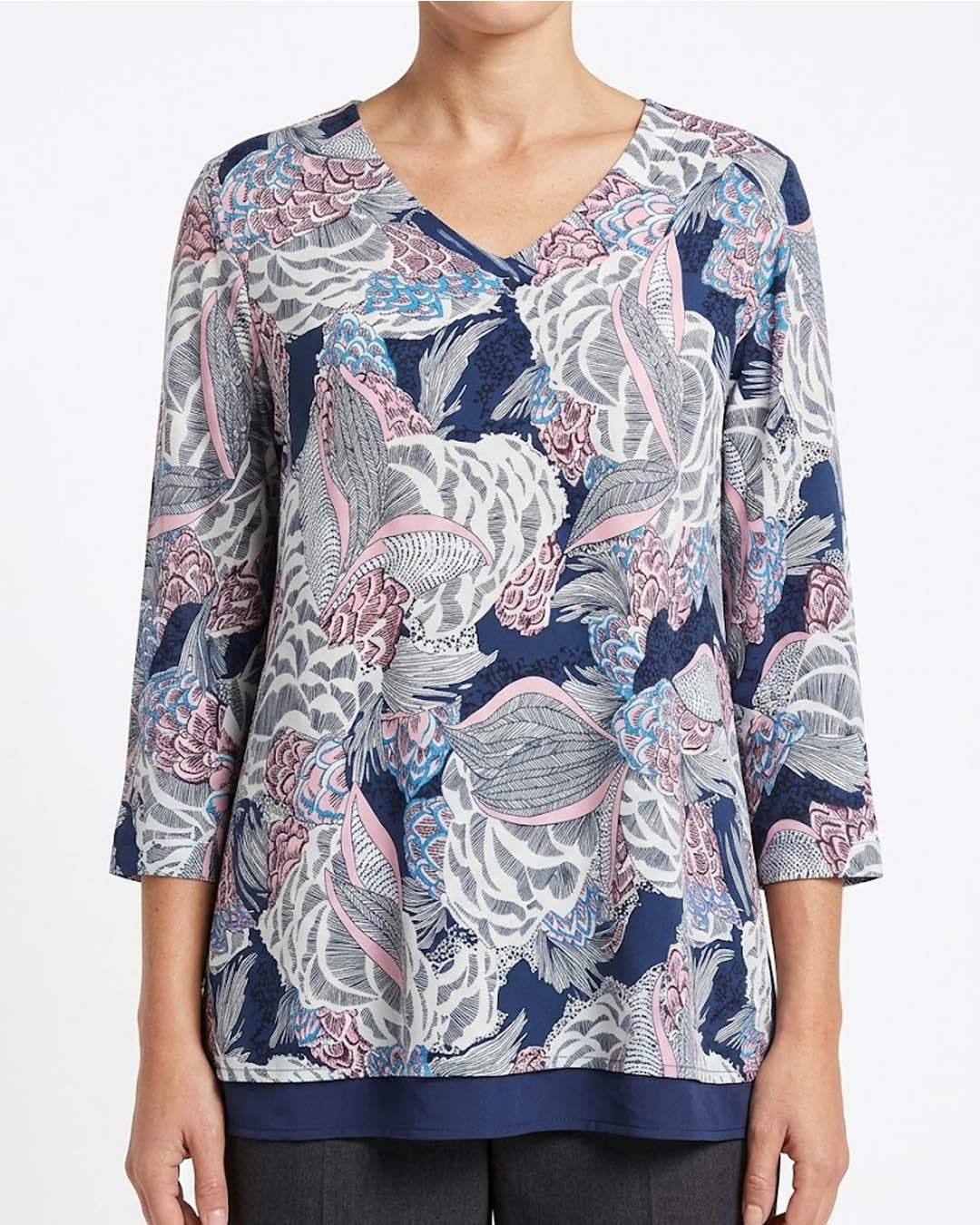 Imported Full sleeve top silk full sleeve top No-5079 Velnoor Store
