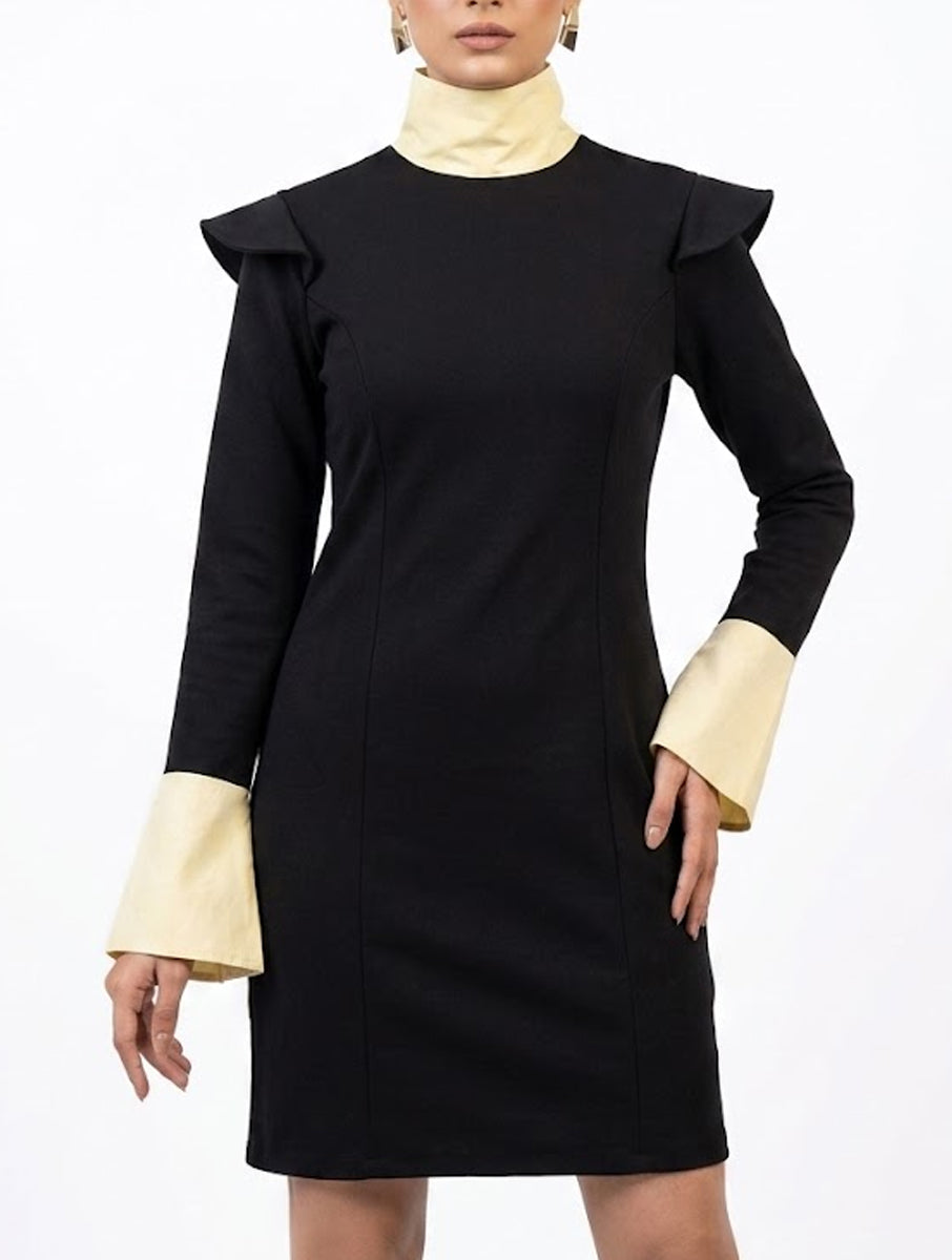 Imported Western Mini Dress jersey Mini Dress No-615 Velnoor Store