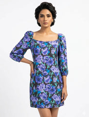 Imported Western mini dress chiffon mini dress No-852 Velnoor Store