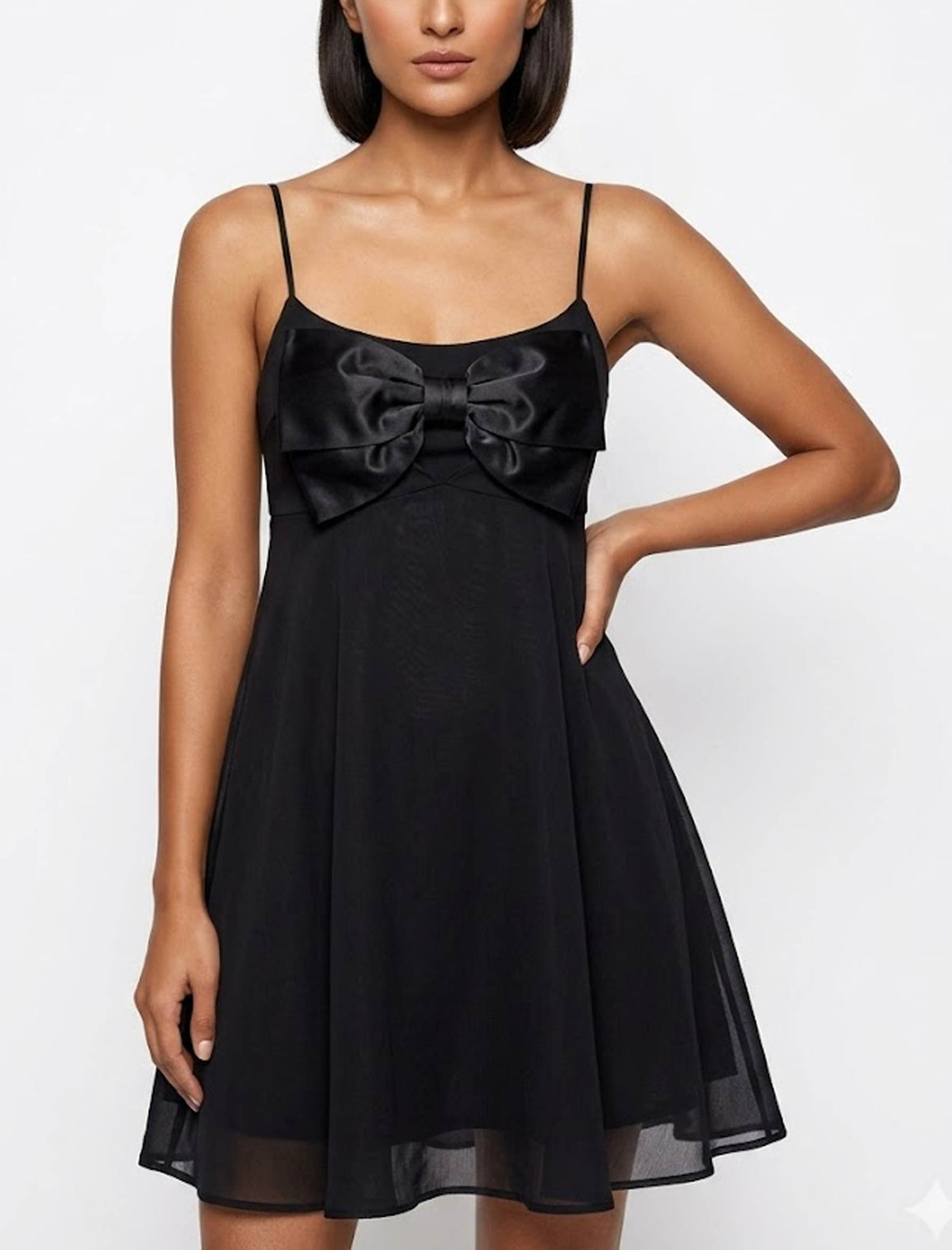 Imported Western mini dress chiffon mini dress No-910 Velnoor Store