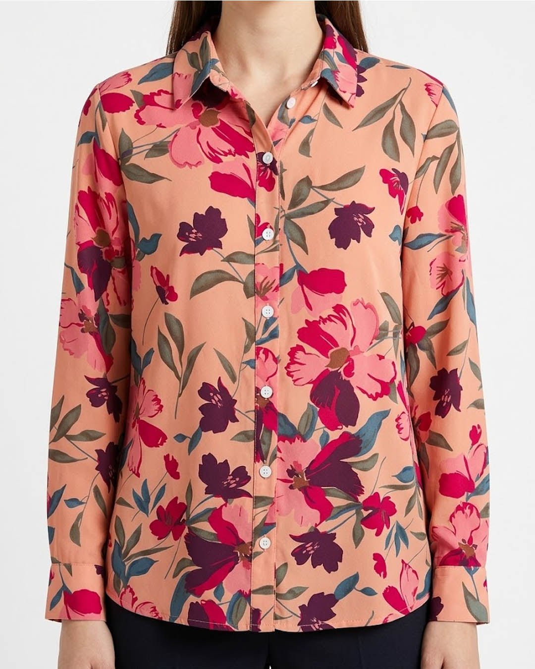 Imported Full sleeve top chiffon full sleeve top No-4989 Velnoor Store