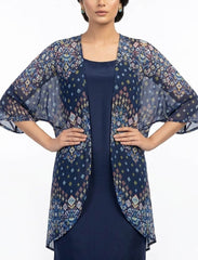 Imported Western mini dress chiffon mini dress No-778 Velnoor Store
